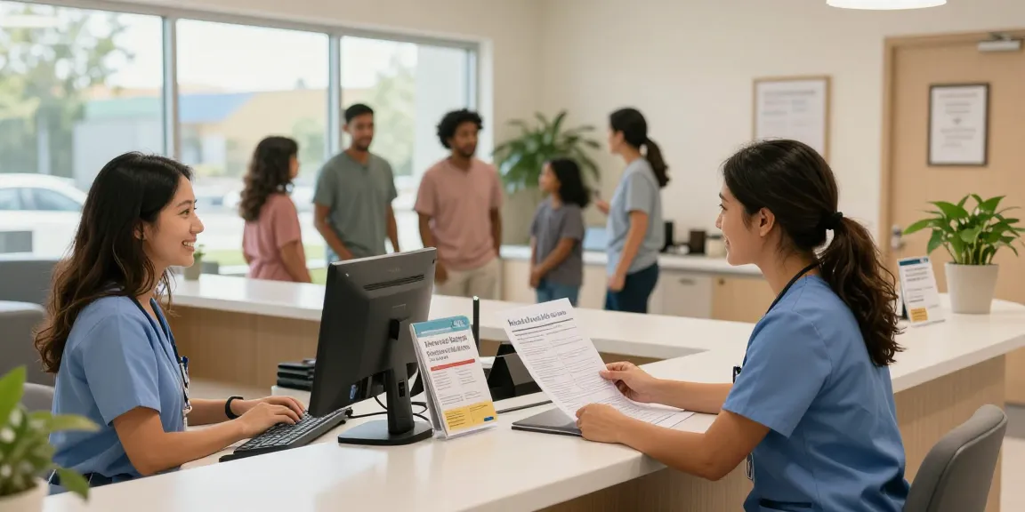Welcoming intake haldimand healthcare facility with staff assisting families